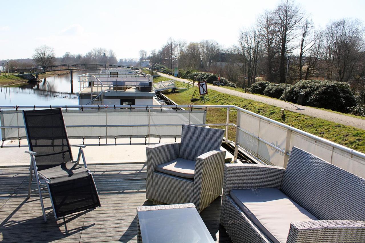 Hausboot In Bad Bederkesa Hotell Eksteriør bilde